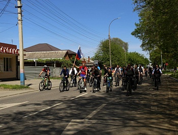 В Армавире прошёл велопробег «Победа-77»