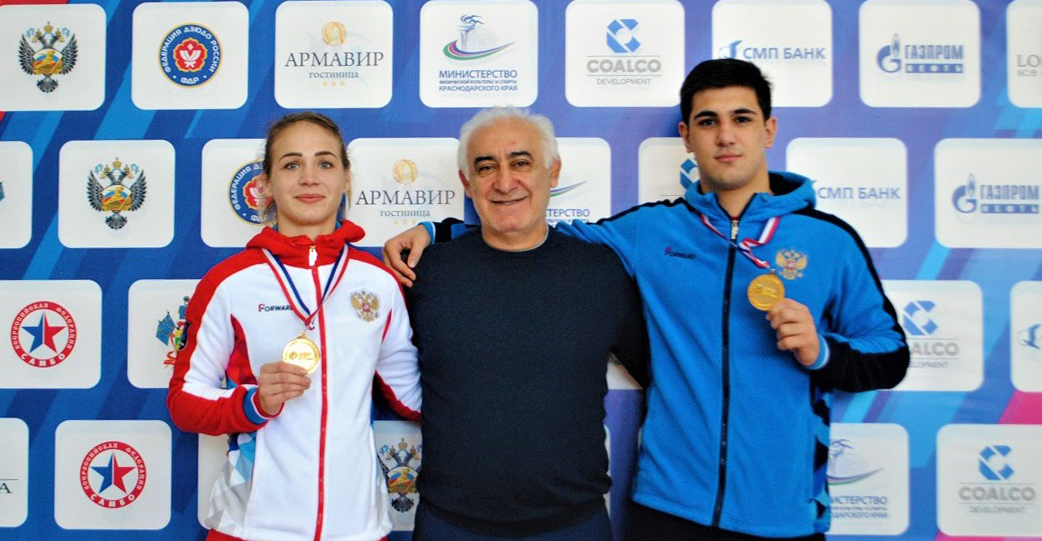 Арам Григорян, Рудольф Яврумян и Татьяна Казенюк получили бронзу на Кубке России по самбо