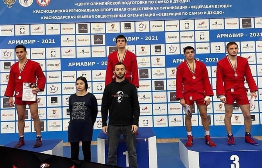 Армавирский спортсмен завоевал «золото» на Первенстве ЮФО по самбо