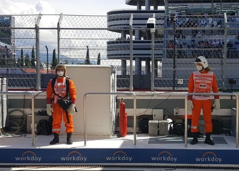 Пожарные Армавира дежурят на гонках «Формула-1»