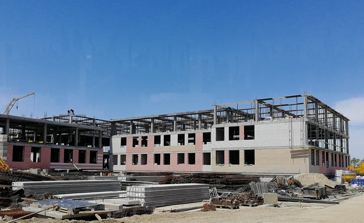 В Армавире строительство школы в микрорайоне Северном выходит на финишную прямую