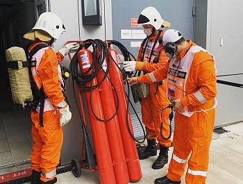 Пожарные из Армавира обеспечивают безопасность на «Формуле-1» в Сочи